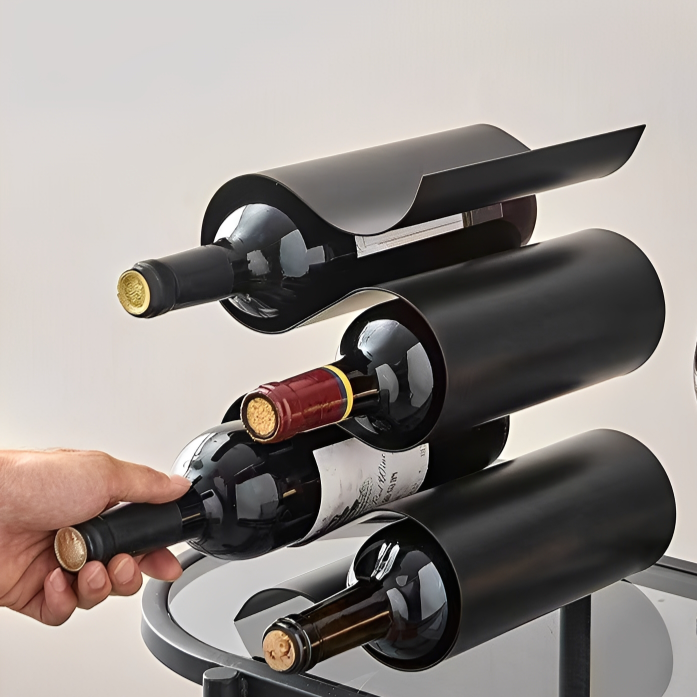 레치 모던 미니멀 인테리어 스틸 와인 거치대, 1개, 블랙 38,800원