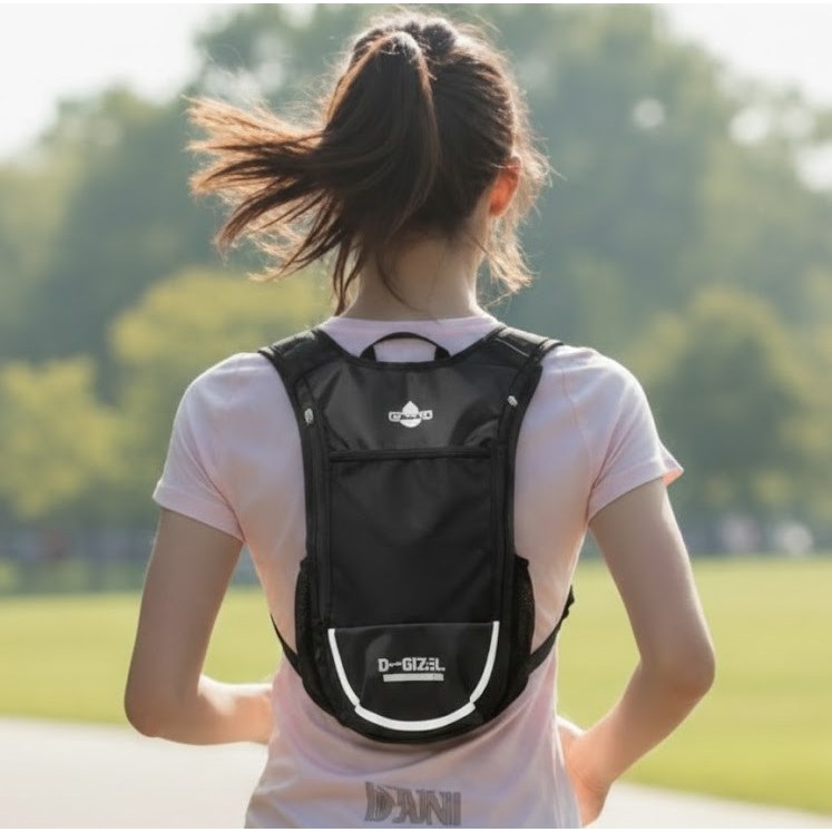 라온라든 초경량 러닝 백팩 자전거 조깅 등산 가방, 1개, 퓨어 화이트 29,900원