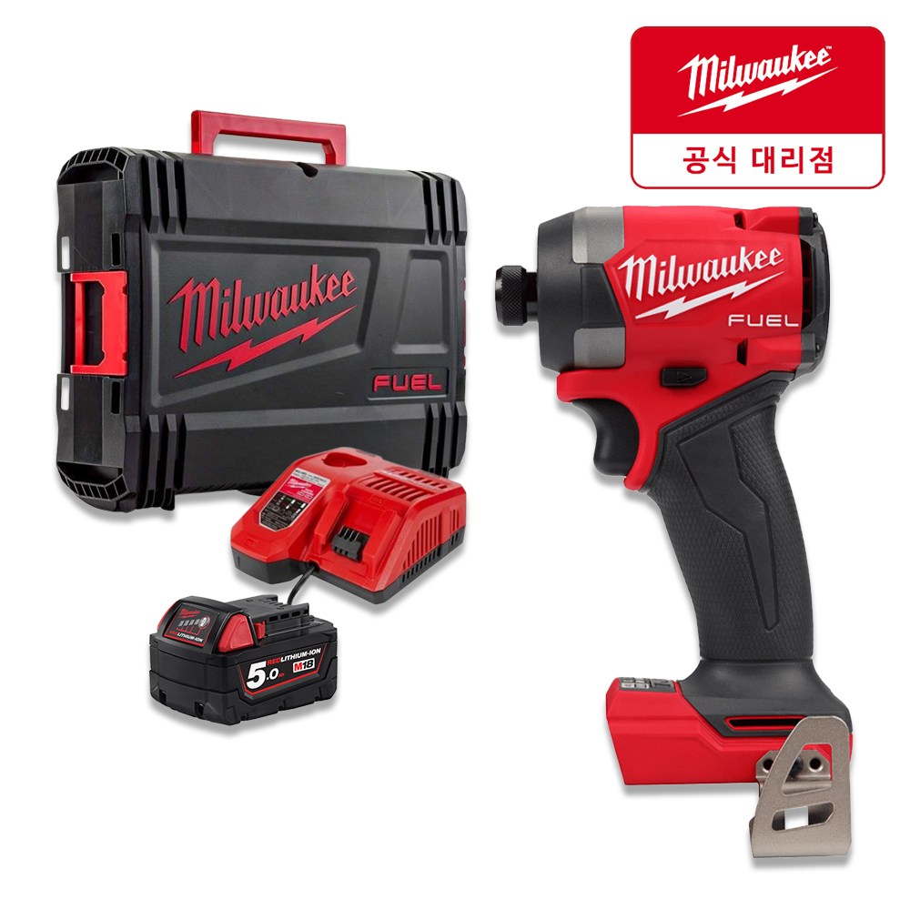 밀워키 M18 FID3-501X 충전 임팩 드라이버 GEN4 4세대 18V 5.0Ah 배터리 1개 세트 277,490원