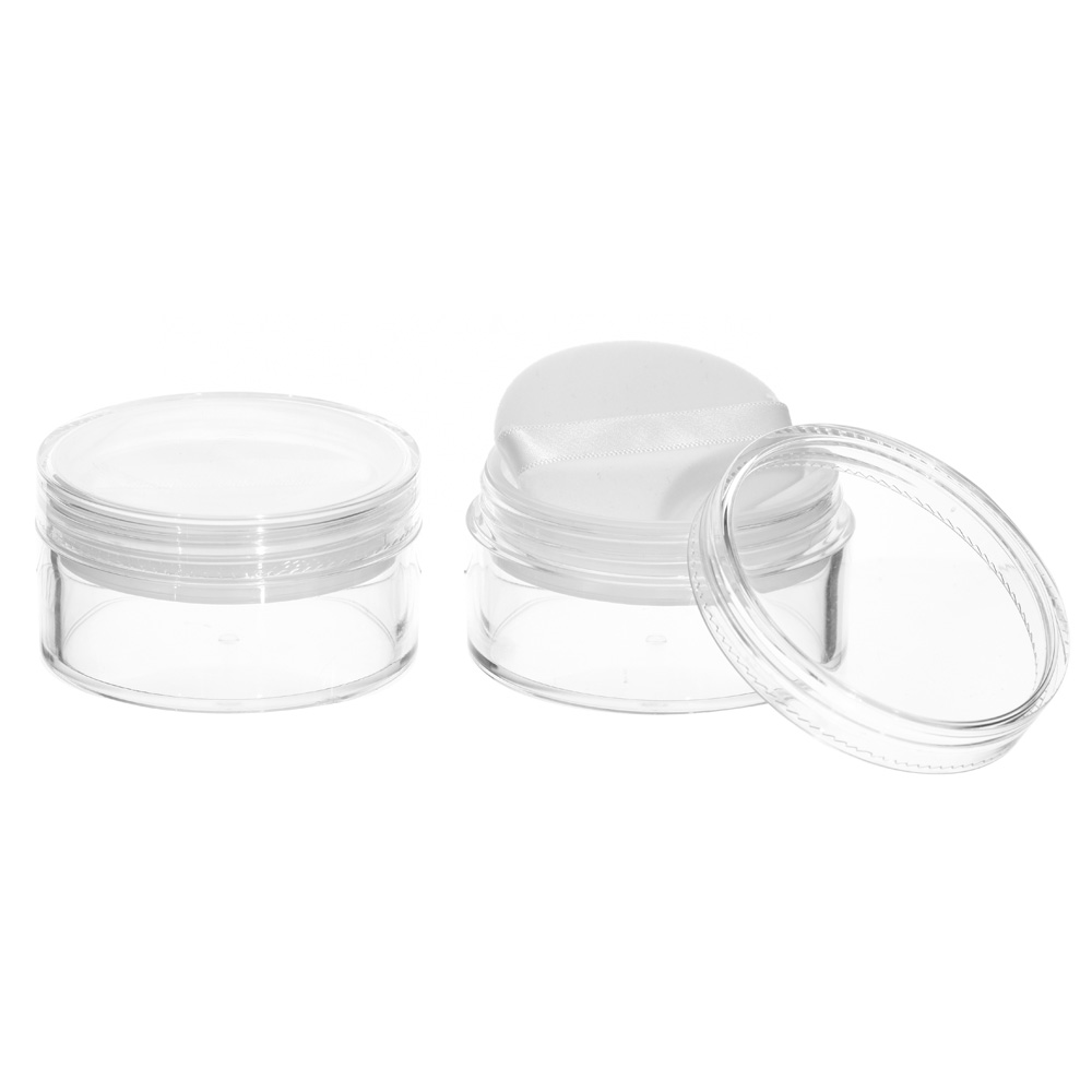 투명 파우더용기 20g 50g 허브스프레이, 투명 파우더용기 50g (퍼프있음), 1개 1,970원