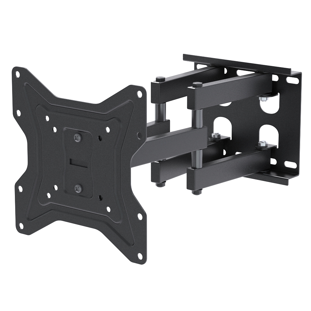 HYB 상하좌우 각도조절 듀얼암 TV모니터 브라켓, 1개, HWA822, 현재가 27,000원