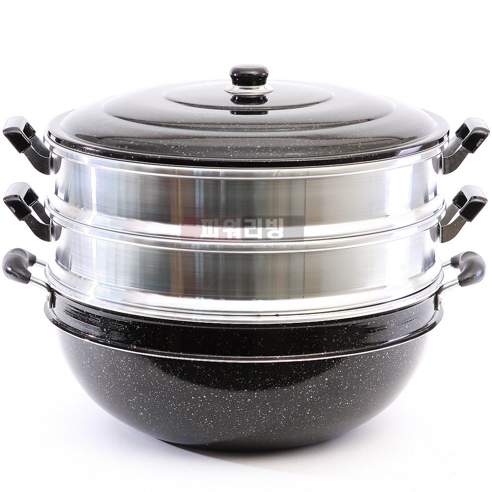 은항균 3단찜솥 42cm 마블코팅 찜냄비 양수냄비 115,000원