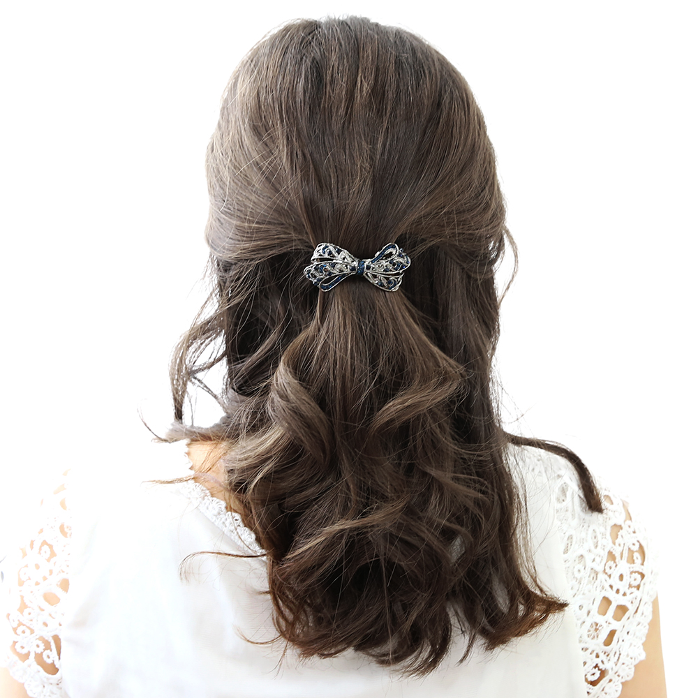 걸핀스 실버앤블루라인 겹리본 자동핀 겹리본 184 5,900원