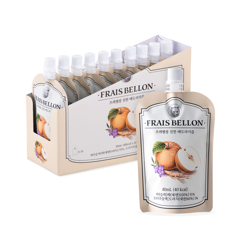 프레벨롱 진한 배도라지즙, 80ml, 10개 12,900원
