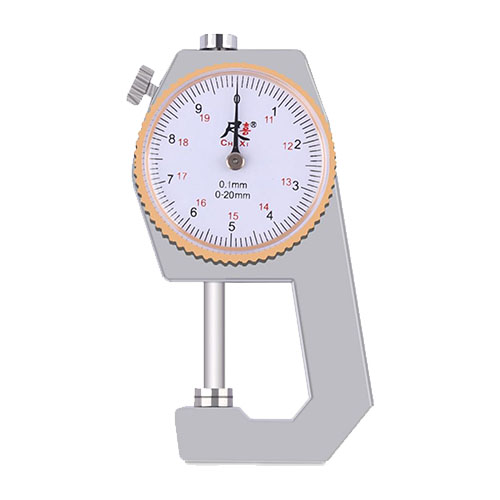 두께측정기 두께 게이지측정기 종이 원단 장식 가죽 두께측정기, 1개, 실버 12,000원