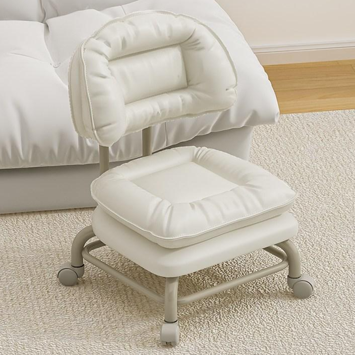 라워스 푹신한 바퀴달린 무빙 의자, 아이보리, 1개 22,000원