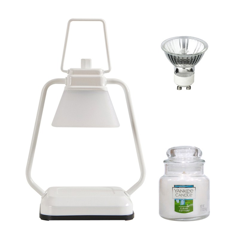 타이머 스퀘어 미니 캔들워머 + 양키 캔들 스몰자 세트, 타이머 스퀘어 화이트, 스몰자 클린코튼 29,200원