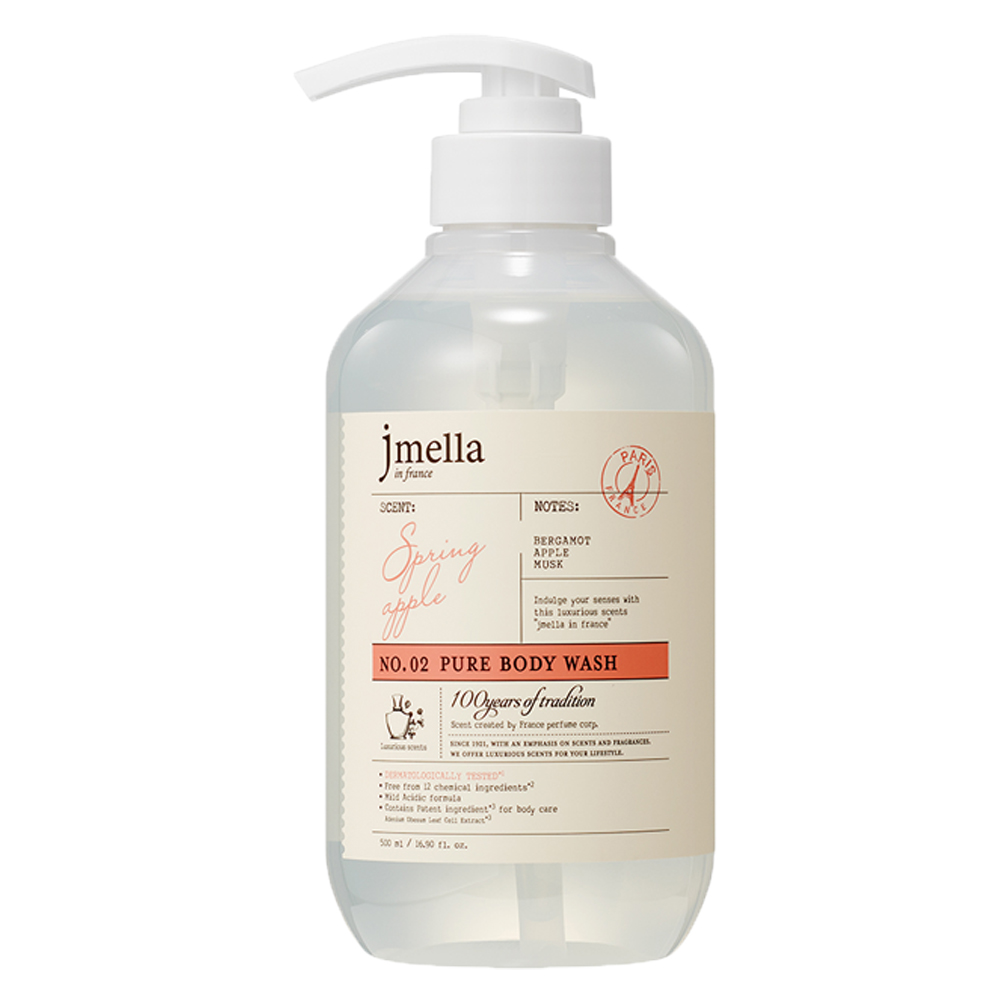 제이멜라 인 프랑스 퓨어 바디 워시 스프링 애플, 500ml, 1개 6,900원
