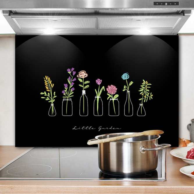 온아트샵 주방아트보드 작은정원(블랙) 56,800원