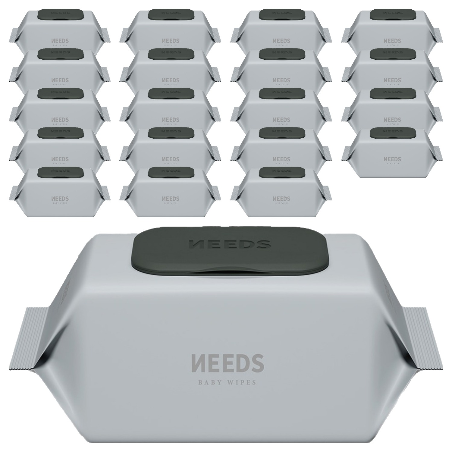 NEEDS 저자극 도톰한 오리지널 밸런스 아기 물티슈 캡형 22,800원