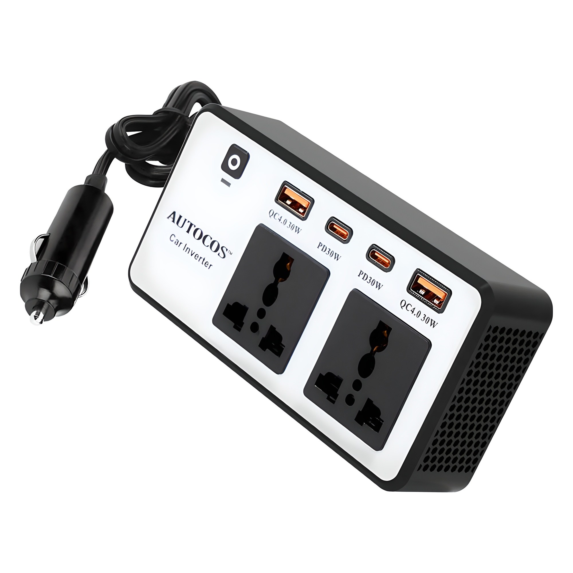 오토코스 N1-7 차량용 초고속 충전 시거잭 멀티 인버터 200W PD30W DC 12V(IN) - 220V(OUT) 48,800원