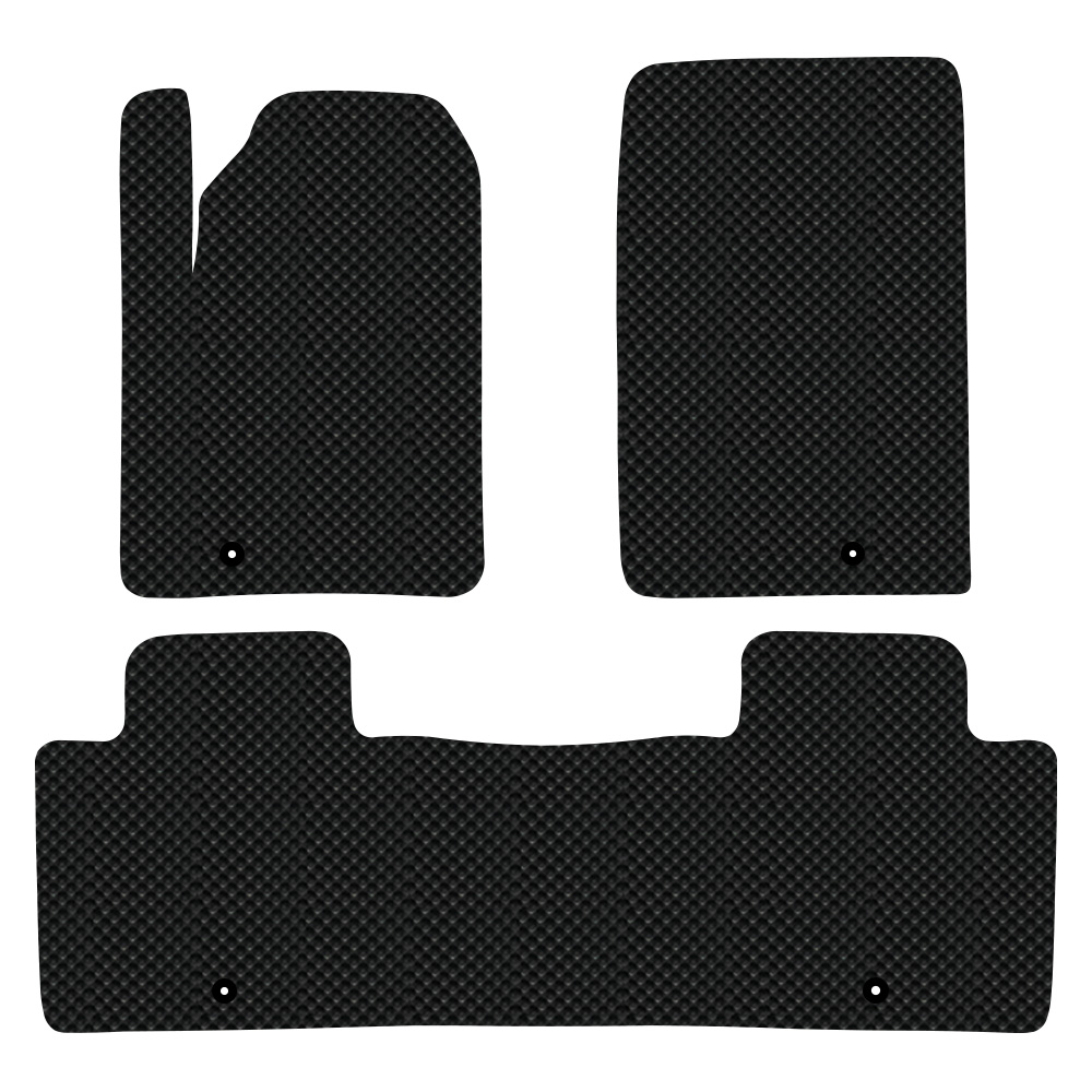 DXSOAUTO G4렉스턴 (2017~2020) 전용 3D 엠보싱 차세대 고무매트 1열2열 세트, 블랙, 304_4 G4렉스턴 59,000원