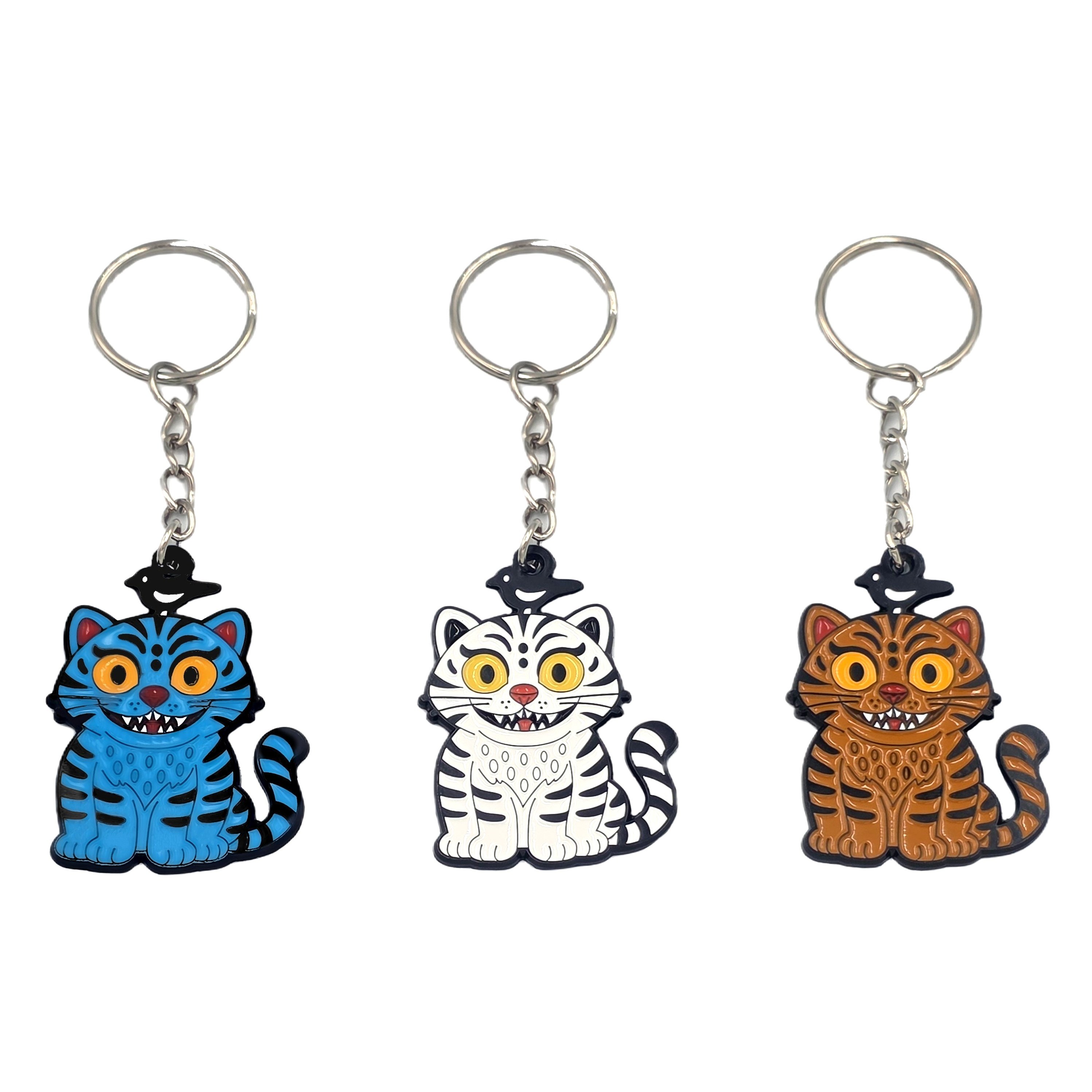 까치호랑이 키체인 호작도 키링 캐릭터 호랑이 열쇠고리 케이팝 굿즈 12,990원