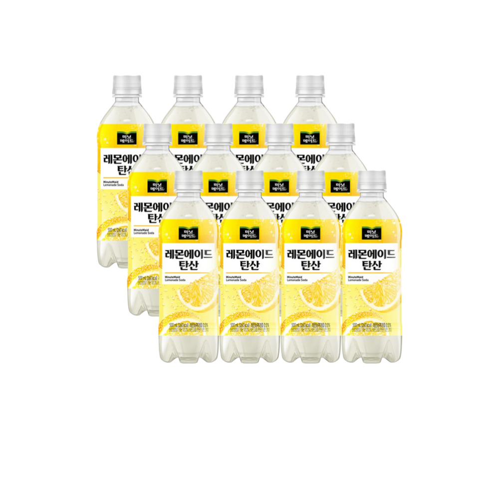 미닛메이드 레몬에이드 탄산 500PET 4X6 15,000원