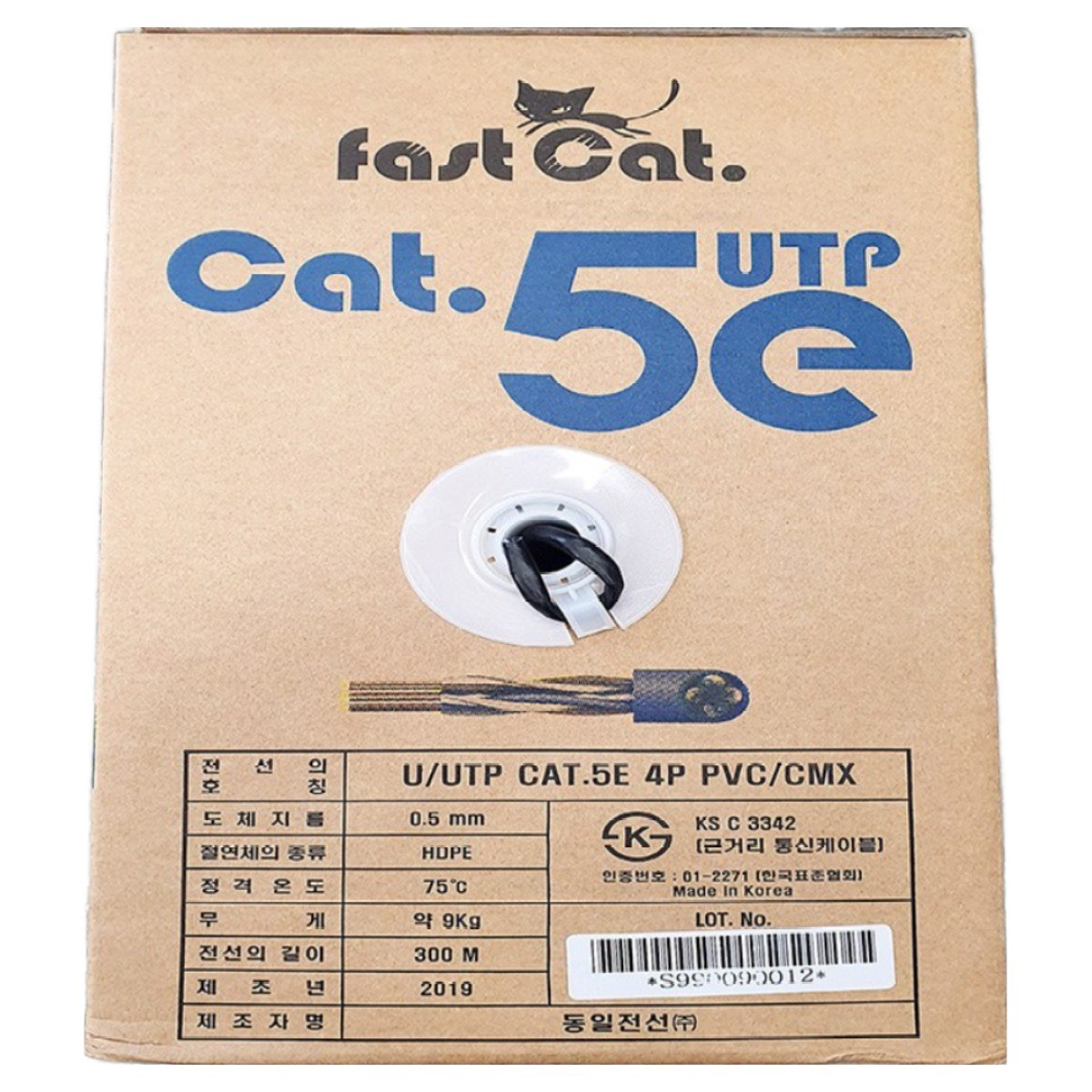 동일전선 옥외용UTP케이블 300M CAT5E 랜케이블, 동일 UTP CAT5E 옥외용, 1개, 300mm 185,000원