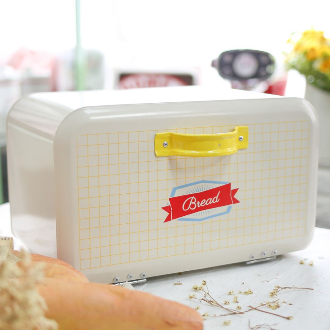 레트로 브레드박스형 식탁 위 영양제 약 정리함, 1개, 대형 27,000원