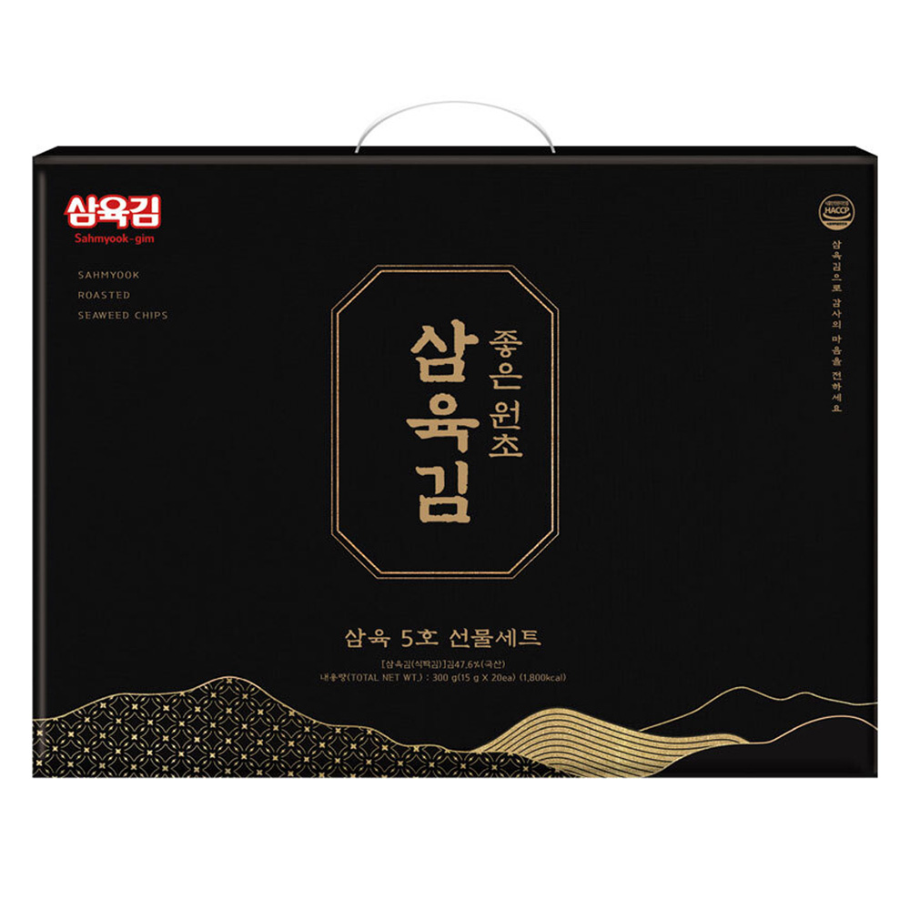 삼육김 식탁김 5호 선물세트 15 x 20p 세트, 1세트 29,900원