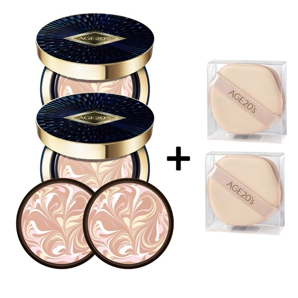 최신상 에이지투웨니스 AGE20s 팩트 앰플 에센스 럭스 골드+마스터퍼프 75,500원