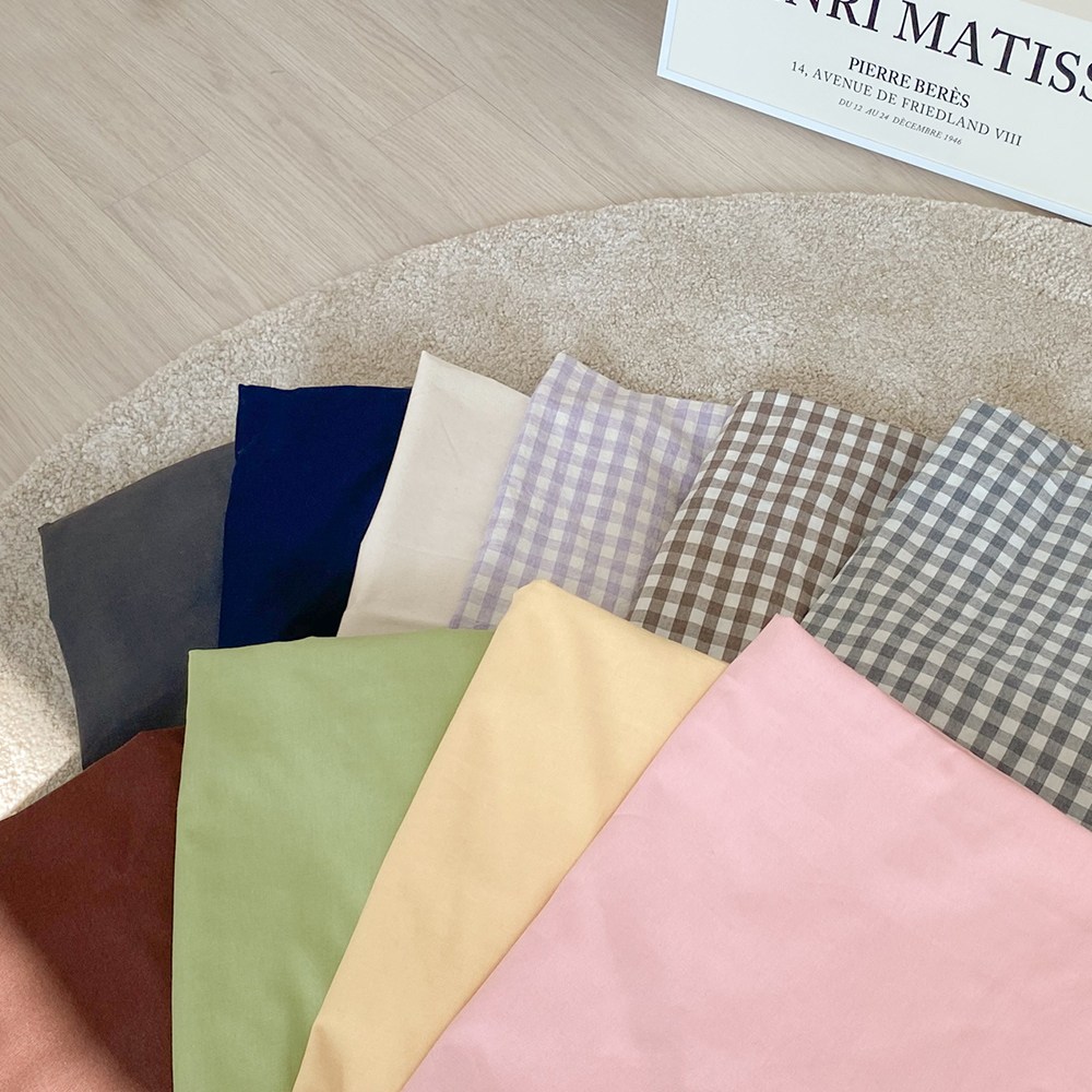 플랫화이트 박음질 꼼꼼한 삼각등받이 쿠션커버 22,000원