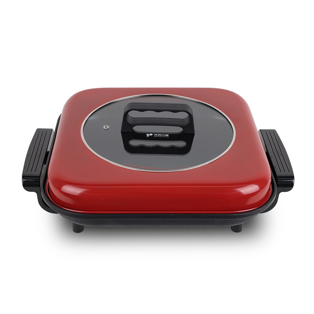 키친아트 사각 이중코팅 전기그릴 잔치팬 2종 택 1, 1)그릴단품 49,900원