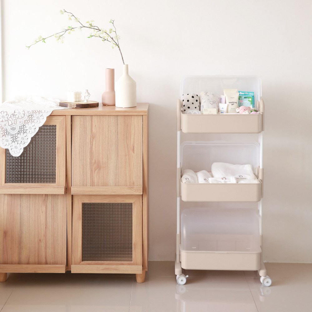 뉴코코맘 트롤리 기저귀정리함 아기트롤리 기저귀보관함 이동식트롤리 99,400원