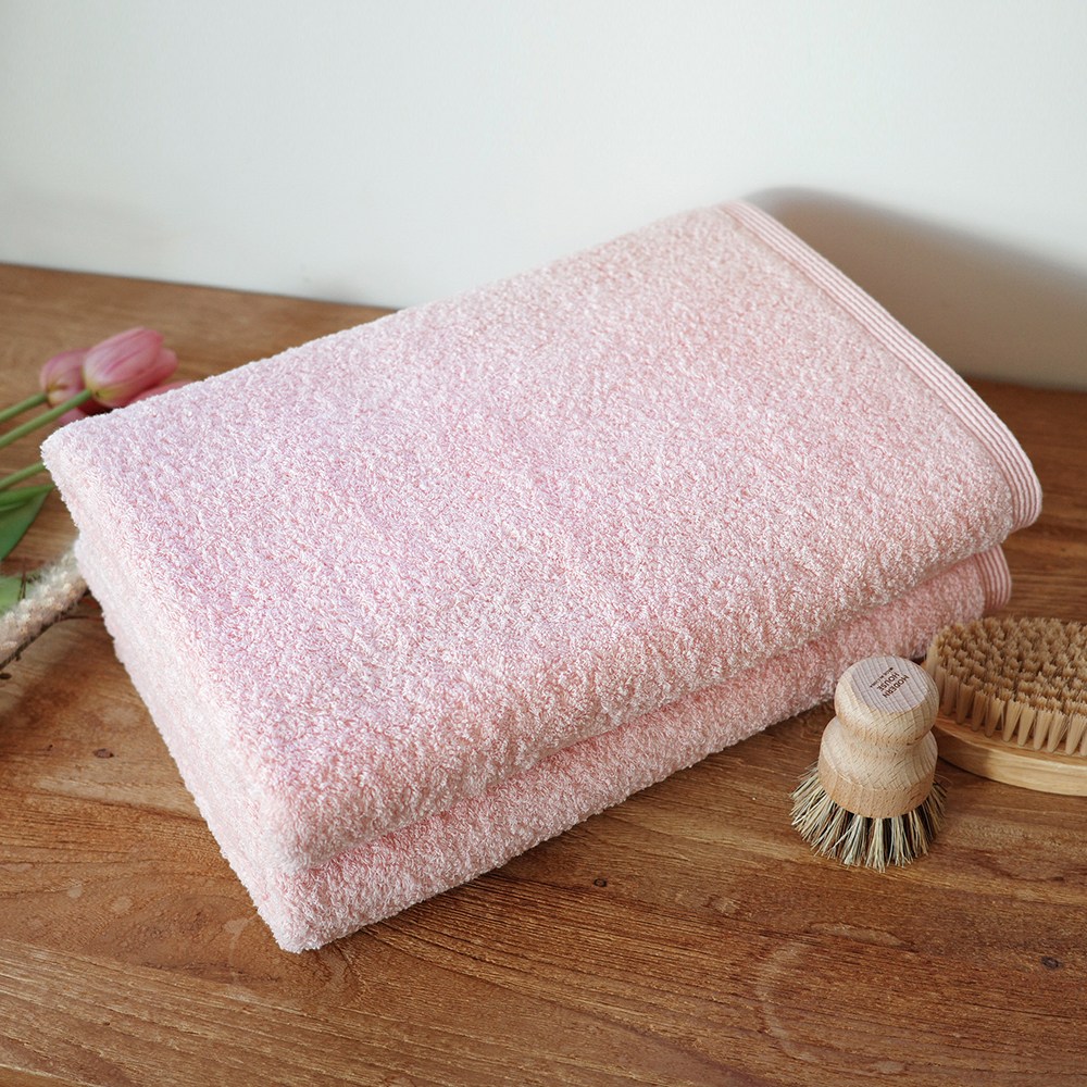 송월 몬테스 40수 500g 바스타월, 2장, 2개, 라이트핑크 31,200원