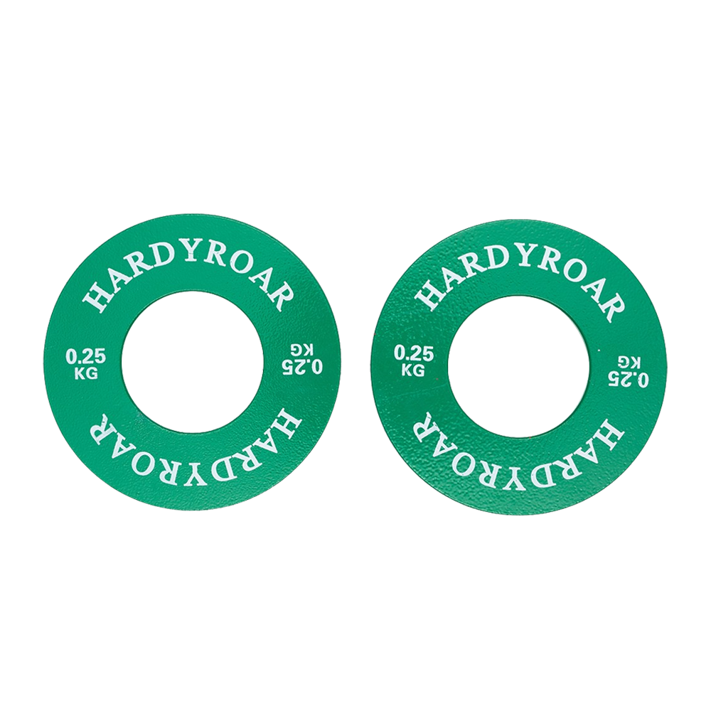 하디로어 프리미엄 경량 바벨 원판 2p, 0.25kg, 1세트, 초록 12,500원