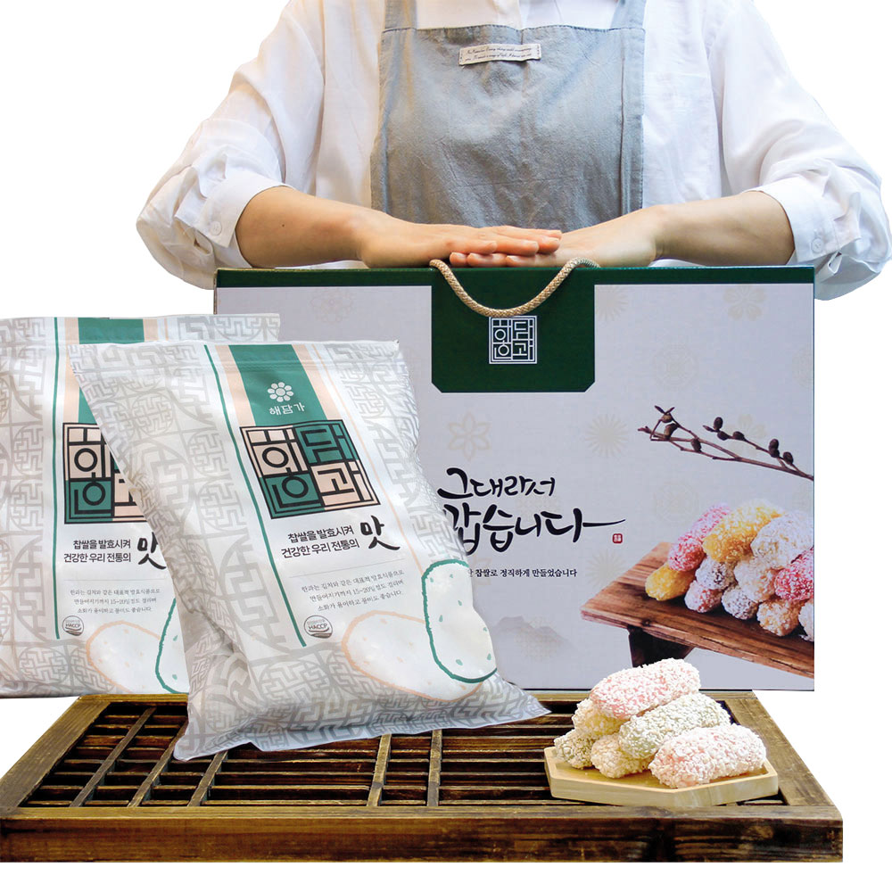 해담한과 찹쌀혼합유과 선물세트 18,230원
