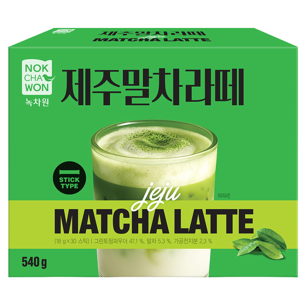 녹차원 제주말차라떼, 18g, 30개입, 1개 15,750원
