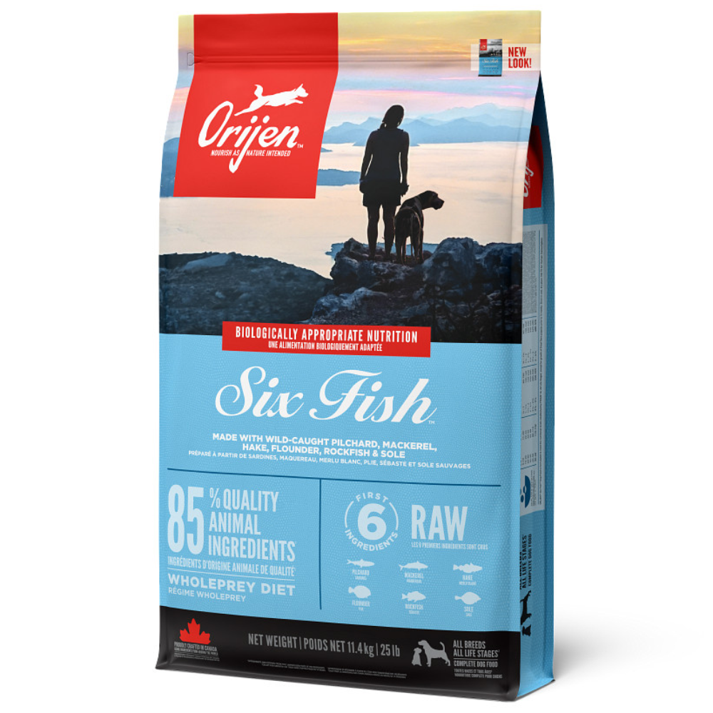 오리젠 식스피쉬 독 11.4kg+랜덤간식서비스 강아지 사료, 1개, 11.4kg 169,200원