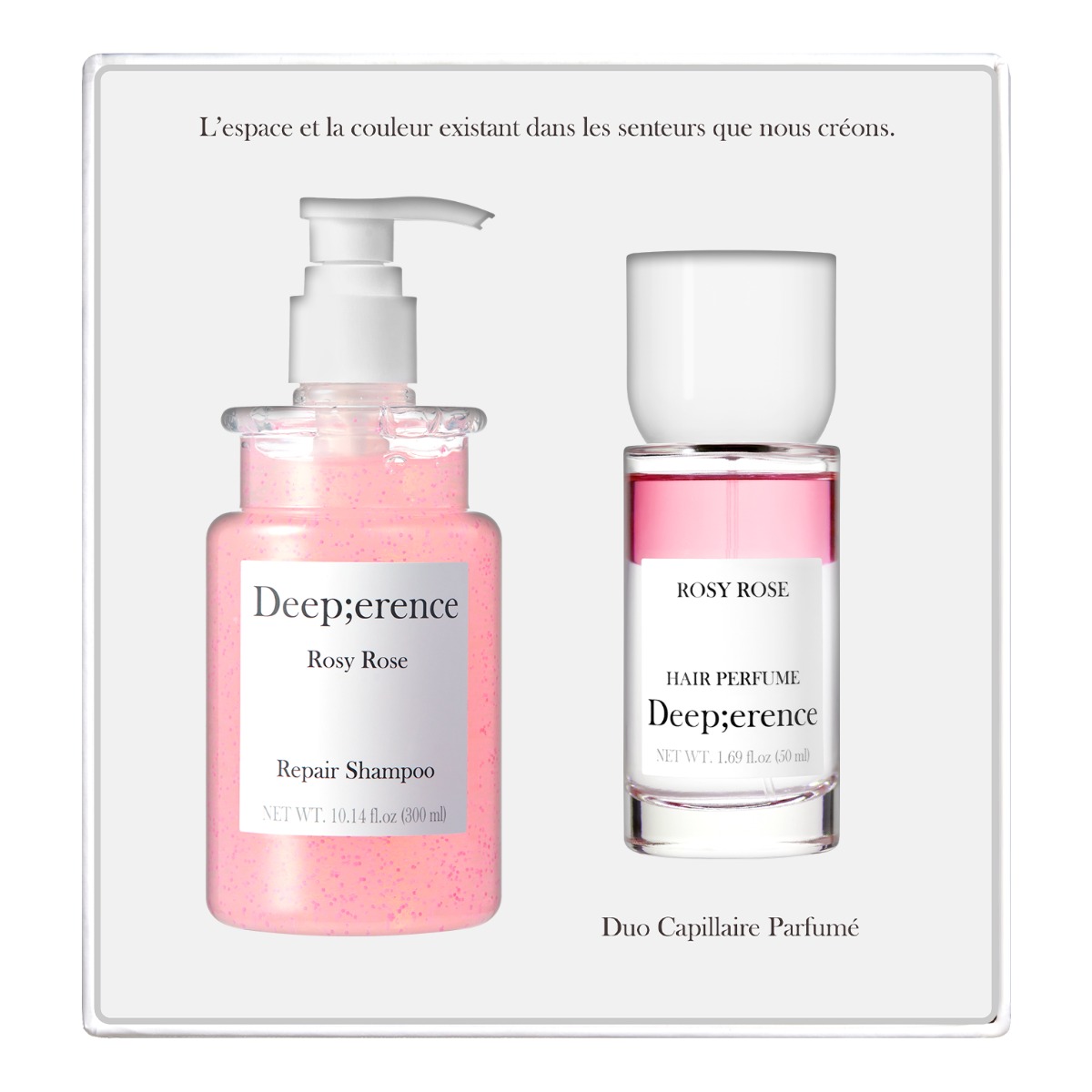 딥퍼랑스 손상모 헤어 듀오 세트 퍼퓸 샴푸 + 헤어 미스트 [리페어 로지로즈] 44,500원