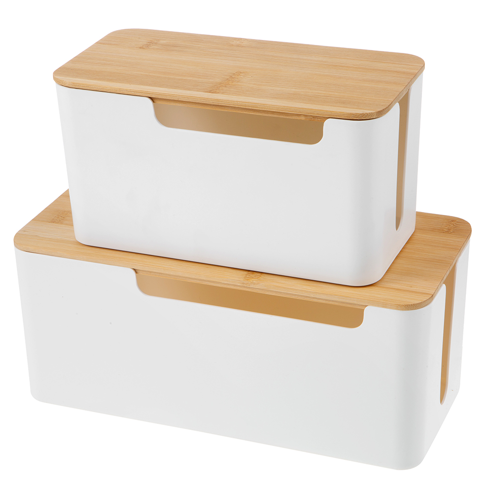 코멧 원목 우드커버 전선정리함 M+L 2p 세트 12,810원