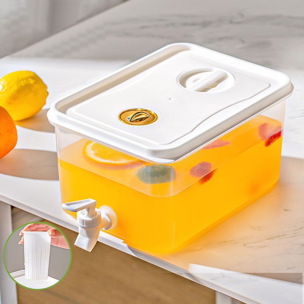 SMABAT 음료 주스 디스펜서 가정용 디스펜서 휴대용 냉수병 플라스틱 냉장고 물병 5L 필터망 포함 9,900원