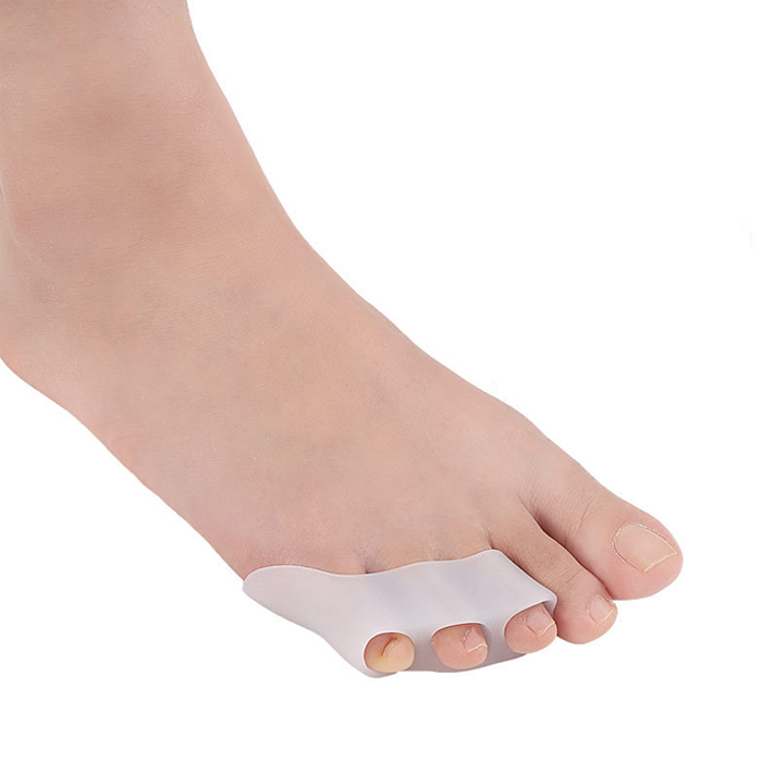 6개 세트 새끼 발가락 교정기 실리콘 3구 발가락링 교정 보호대 여성 남성 분리 보호 패드 벌리기 교정링 분리링 외출용, 현재가 7,800원