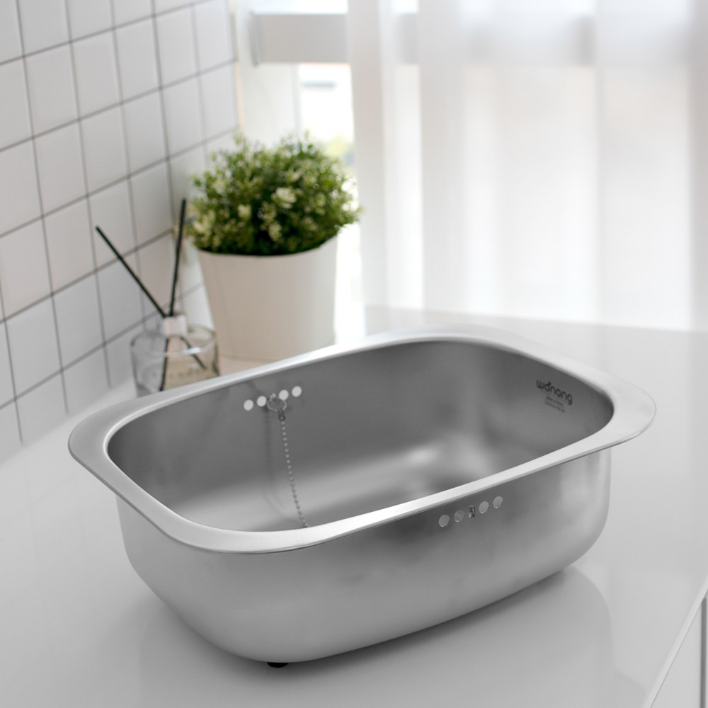 국산 스텐 설거지통 다용도 싱크대 설거지볼 타원형통, 타원형 설거지통, 1개 29,000원