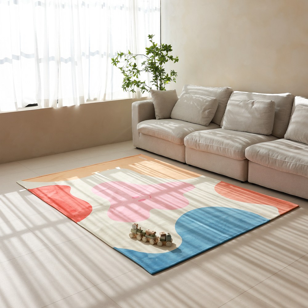 헤일럽 해피플로 디자인러그 먼지없는 워셔블 아이방카페트 109,000원