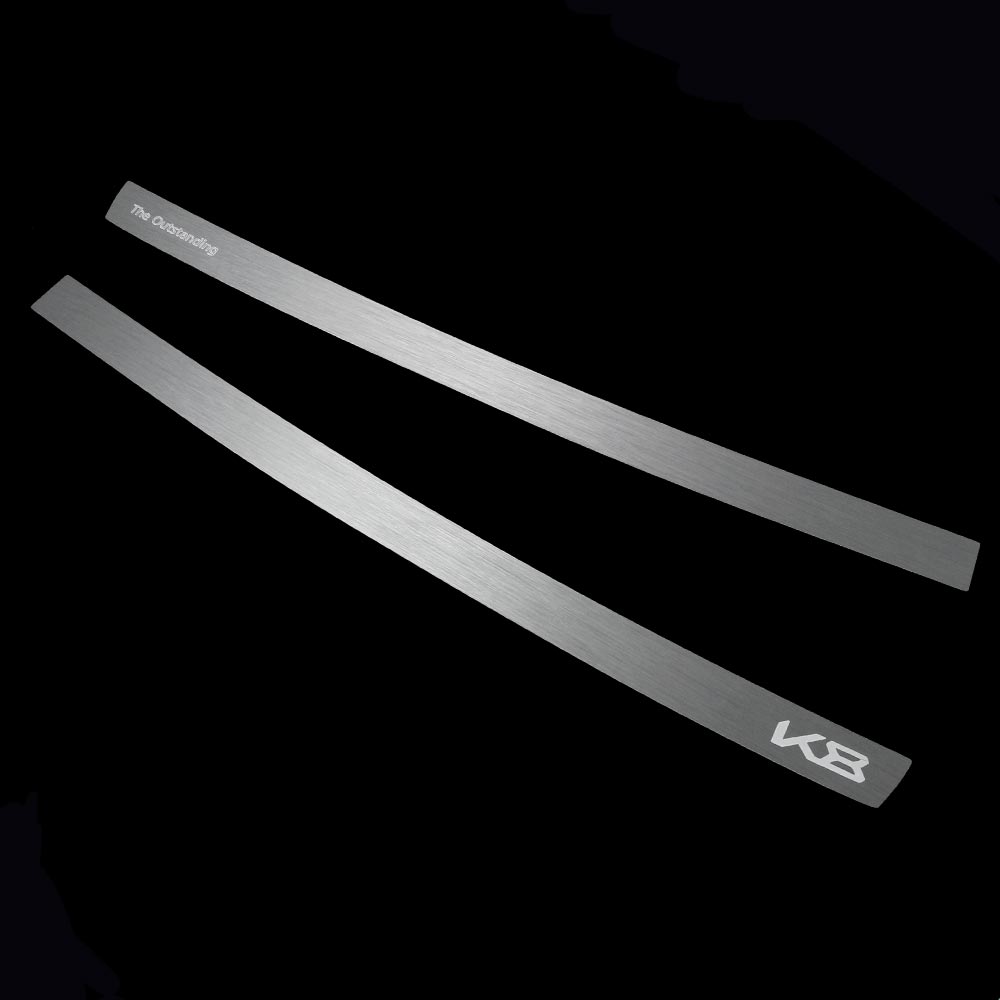 위드미카 2025 K8 페이스리프트 호환 트렁크패드 튜닝 알루미늄 몰딩 악세사리 44,000원