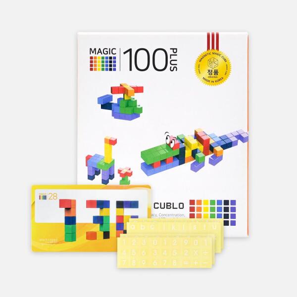 [매직큐브] 큐블로 국산 자석블럭 큐블로100 플러스 CL100PB, 상세 설명 참조, 1개 92,190원