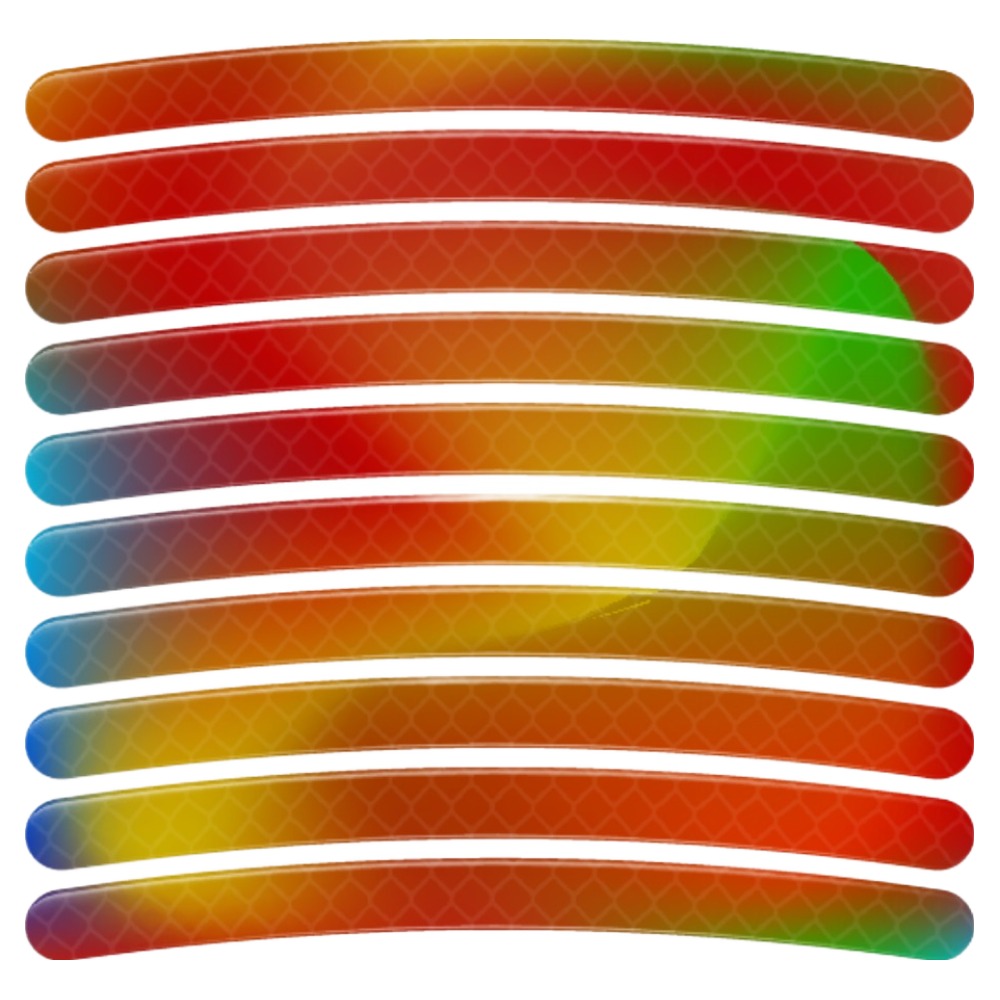 스코라 야간 시인성 휠 반사 스티커 오로라 레드 7mm x 9cm 40p 40p 4,650원