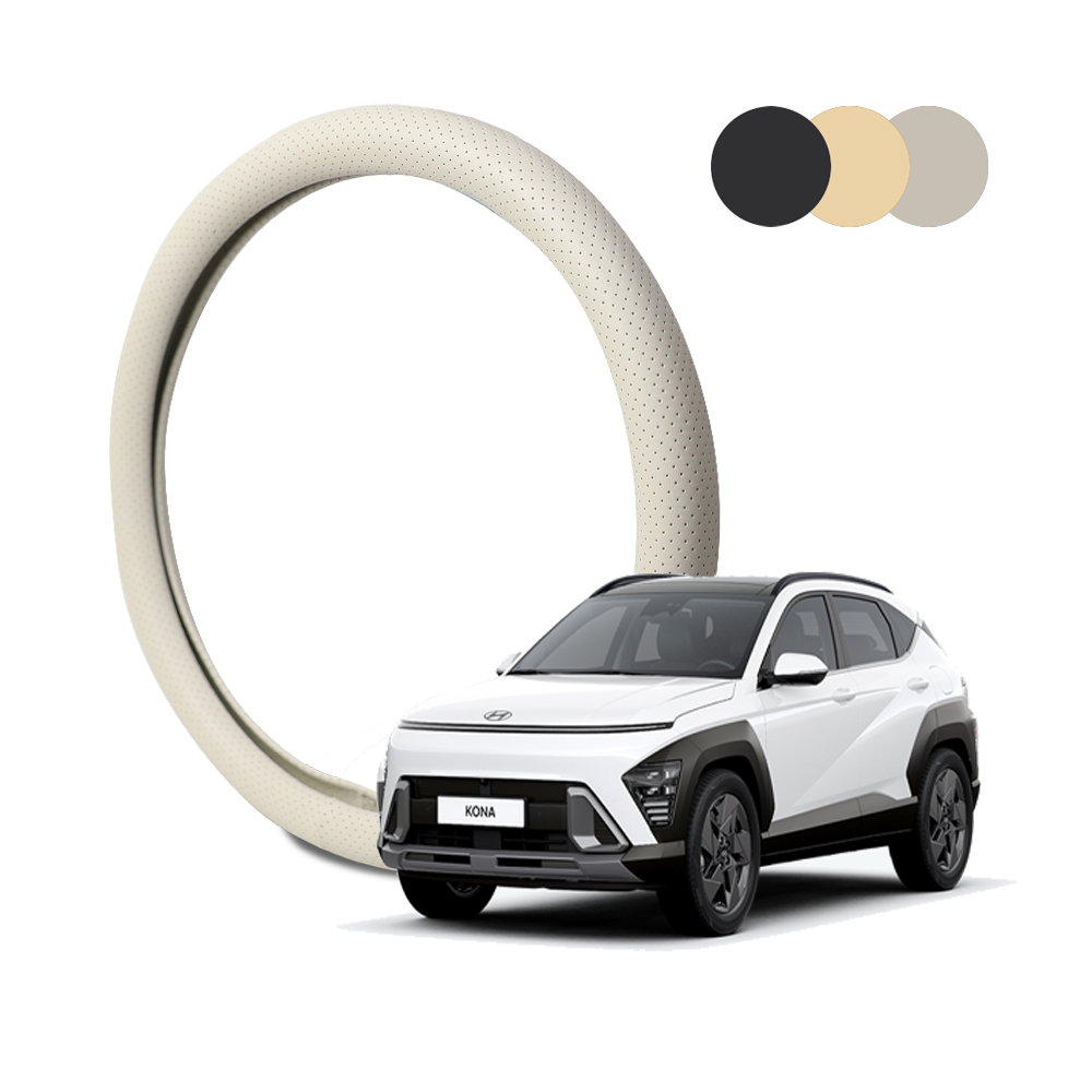 딜온 프리미엄 숨쉬는 타공 핸들커버 코나 전용 국내생산, 그레이 29,800원