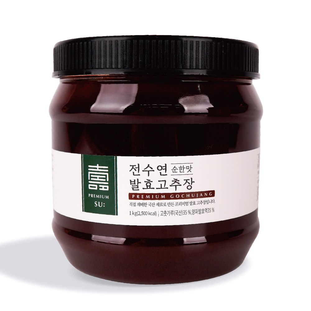 전수연 양파발효 국산 고추장 1kg 보통맛 / 순한맛 선택, 1개, 1kg 34,900원