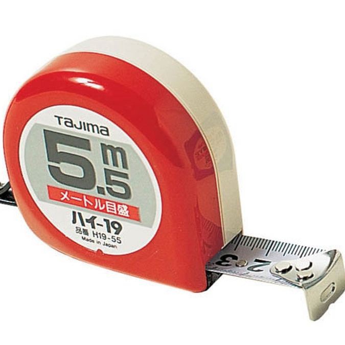 타지마 줄자 다용도 줄자 거리 측정기 수동 5.5m 19mm 23,710원