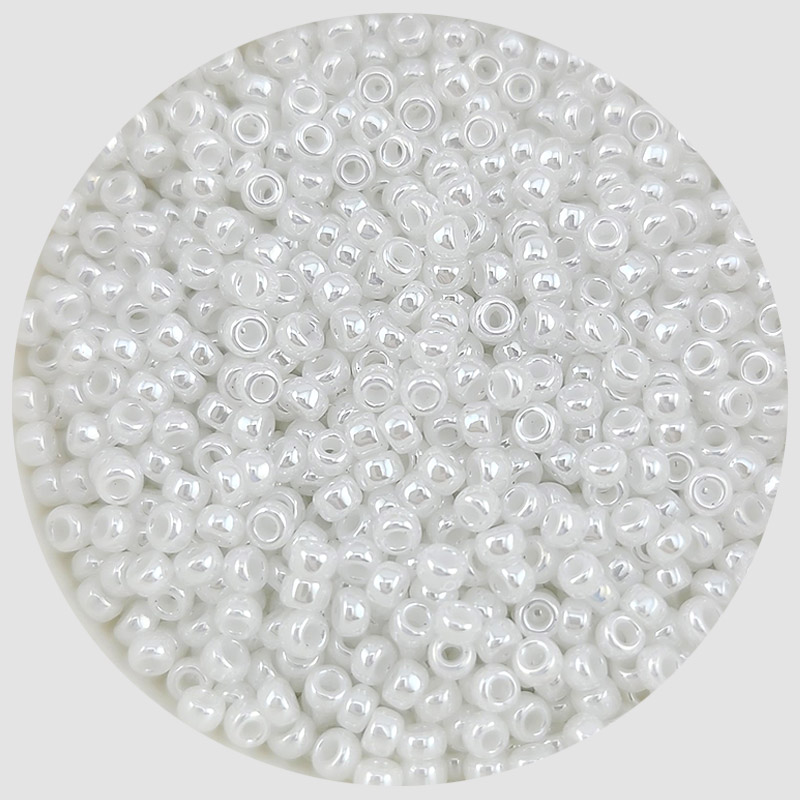 비즈톡 [B20-27]미유키비즈 시드비즈 2mm 화이트진주Pearl (420) ,10g 1,900원