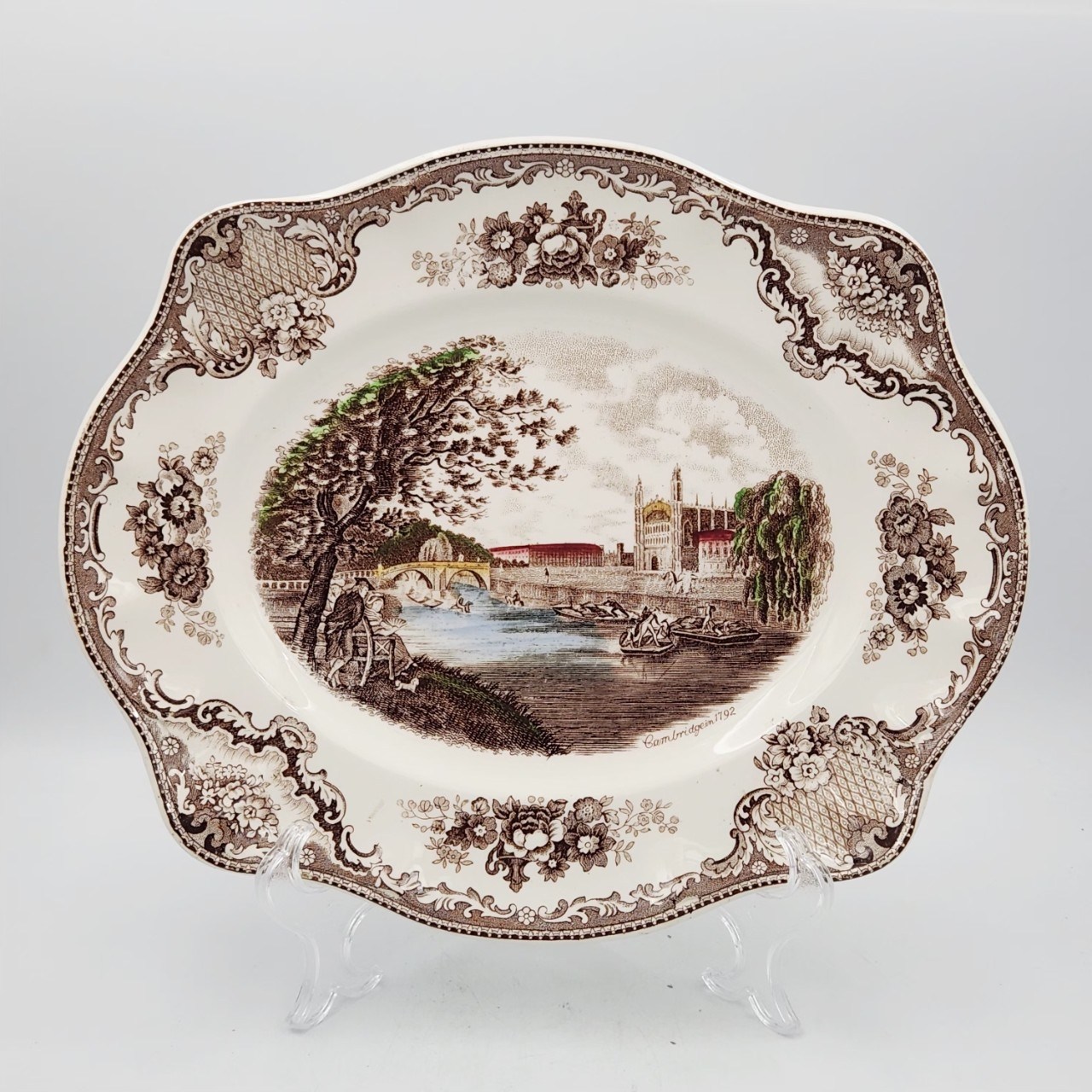 [빈티지] 영국 존슨브라더스 올드 브리튼 캐슬 플래터 접시 (35cm) 69,000원