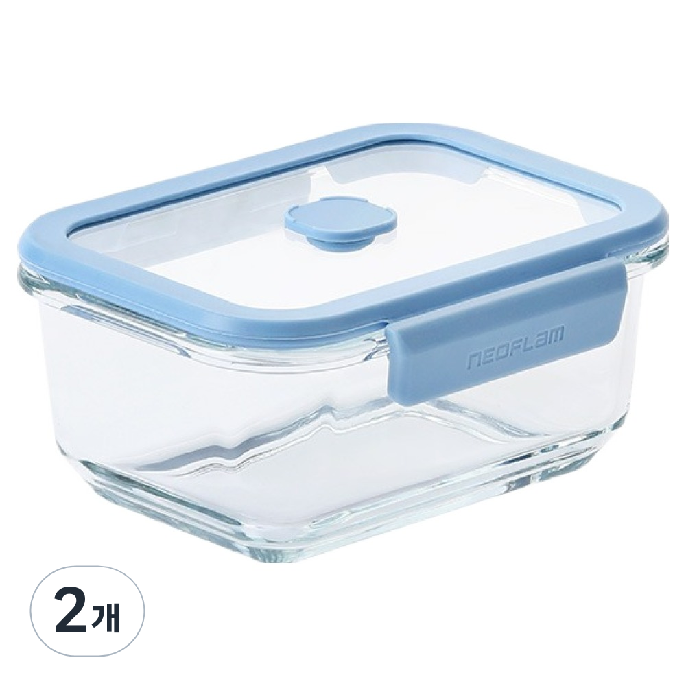 네오플램 베큐씰 내열유리 진공 직사각 밀폐용기 19,360원