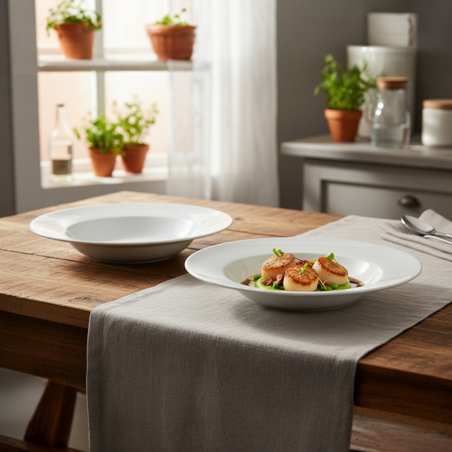 라크(RAK) 포셀린 호텔웨어 L 딥플레이트(파스타) 30cm 2P, 2개, 화이트 39,900원