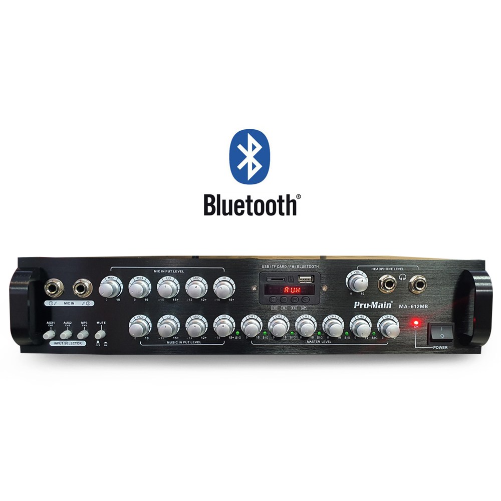 프로메인 매장용앰프 블루투스앰프 MA-612MB 6채널앰프 450W 627,000원