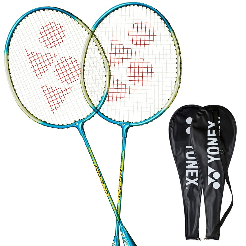 요넥스 배드민턴 라켓 세트 블루 입문자용 케이스 포함 38,900원