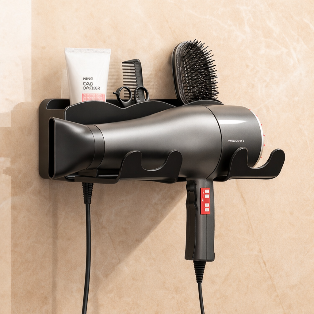코지드 무타공 수납형 헤어 드라이기 거치대 9,800원