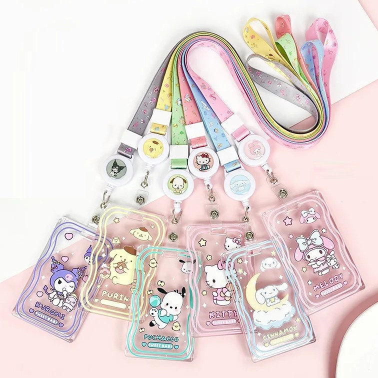 산리오 카드목걸이 명찰 카드홀더 학생증 사원증 출입증 목걸이지갑 버스교통카드 시나모롤 포차코 키티 마이멜로디 4,200원